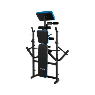 6. REBEL ACTIVE multifunktionale verstellbare Trainingsbank mit Preacher Bench