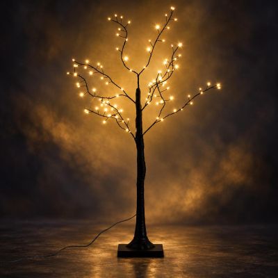 7. DEKORATIVER BAUM 240 LED 180 CM BLACK LUCA