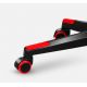 7. Huzaro FORCE 2.5 Gaming-Stuhl aus rotem Netzgewebe