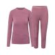 5. Damen-Thermounterwäsche Viking Base Layer Gasher 3/4 Set – Pink, Größe: L