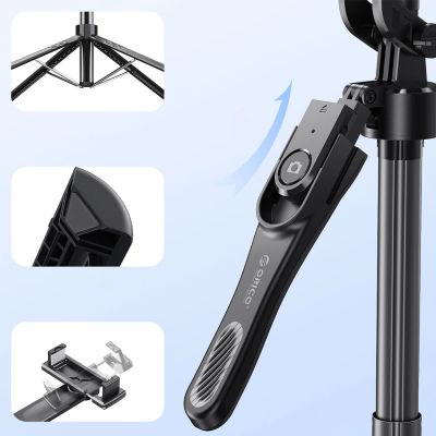 13. Universeller tragbarer Selfie-Stick-Halter für Handy/Kamera/DSLR – Advanced mit vierfüßiger Basis