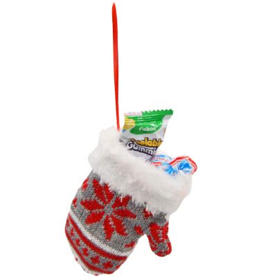 9. Handschuhanhänger, 12 cm, grau, als Geschenkidee