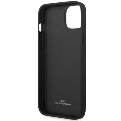 7. Hülle BMW BMHCP14S22RPSR iPhone 14 6.1" bordeaux/bordeaux Ledersitze Muster