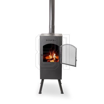 11. BonFeu BonCarré Gartenkamin Schwarz 3503