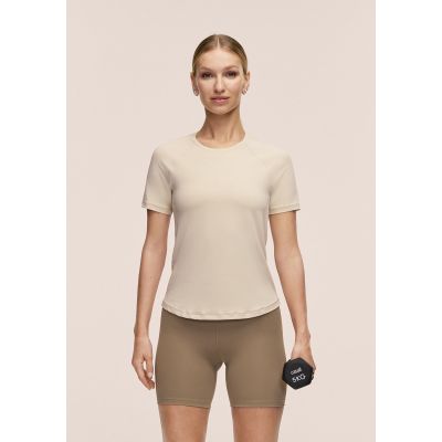 CASALL Essential Tee Damen-T-Shirt, beige