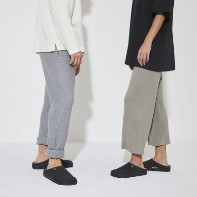 3. Birkenstock Anthrazit Wollfilz-Isolierpantoffeln für Damen/Herren schmal (1015084)