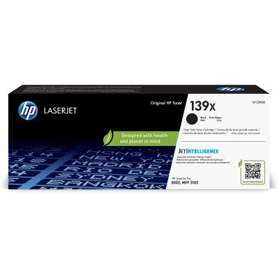 HP LaserJet Original 139X Tonerkartusche mit hoher Reichweite, Schwarz