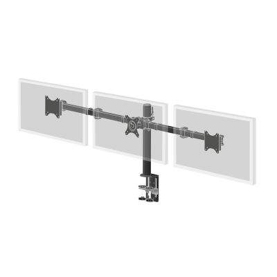 3. IIYAMA DS1003C-B1 Tischhalterung für 3 Monitore, geeignet für Bildschirme von 10 bis 27 Zoll