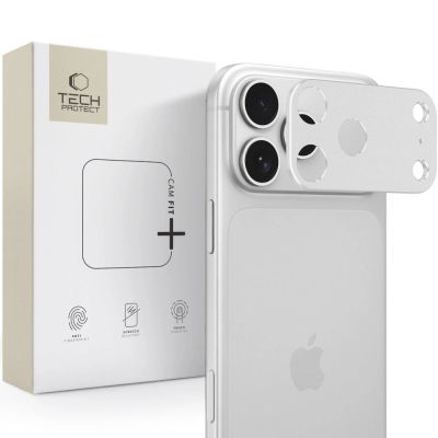 Kamerainsel-Abdeckung Tech-Protect Camalloy Fit+ für iPhone 18 Pro Max – silber