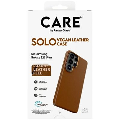 6. CARE by PanzerGlass Solo Qi Hülle für Samsung Galaxy S26 Ultra – Braun