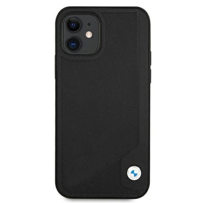 3. BMW Leder-Deboss-Hülle für iPhone 12 mini – Schwarz