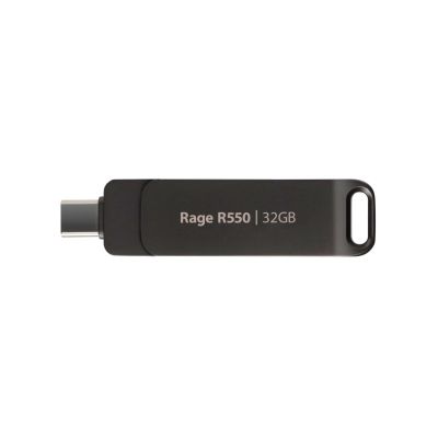 3. Patriot Rage R550 32 GB Dual USB A+C, Aluminium, 100 MB/s