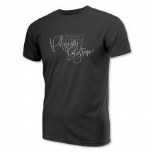 Polonia Bytom Schwarzes Herren-Kurzarm-T-Shirt
