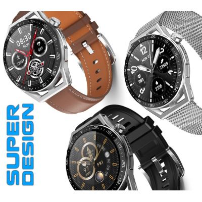 15. Rubicon RNCE88-2 Schwarze Smartwatch – Schwarzes Silikonarmband + Schwarzes Armband