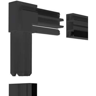 3. Moskitonetzfenster Aluminium 130x150 Anthrazit