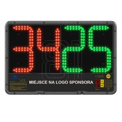 Elektronische Spielerwechseltafel - doppelseitig