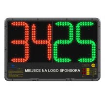 Elektronische Spielerwechseltafel - doppelseitig