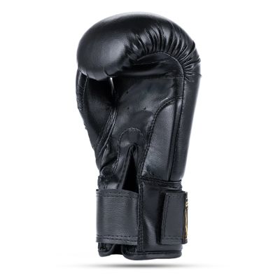 7. 6oz Boxhandschuhe für Kinder - 4Fighter Schwarz