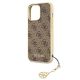 6. Guess GUHCP13LGF4GBR iPhone 13 Pro / 13 6.1 "braun / braunes Hardcase 4G Charms Collection