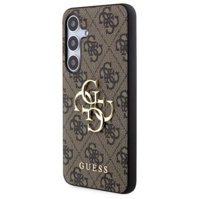 2. Guess 4G Big Metal Logo Hülle für Samsung Galaxy S24 - braun