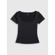6. Damen-T-Shirt, schmal geschnitten, einfarbig, Größe 4F 4FRSS26TTSHF3633-20S