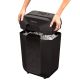 4. Fellowes LX70 Aktenvernichter, 4407501, schwarz, 18 Liter, zerkleinert bis zu 11 A4-Blätter (70 g/m²) gleichzeitig in 4 × 40 mm große Partikel (P-4/T-4), Sicherheitsverriegelung