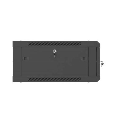 11. LANBERG Wandregalschrank 19" 4HE 600x600 SCHWARZ PERFORIERTÜREN (FLACHVERPACKT)