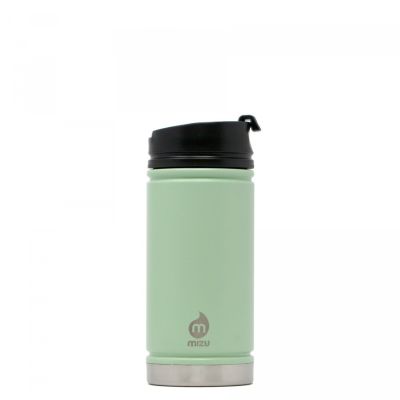 2. Mizu V5 450ml Kaffeeglasbecher mit Deckel aus Seeglas