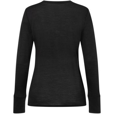 2. Damen-Langarmshirt SUPER.NATURAL Windbreaker LS, schwarz