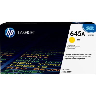 2. Originale gelbe HP 645A LaserJet-Tonerkartusche