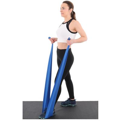 8. Trainingstape für Pilates-Übungen, 2000 x 150 x 0,550 mm, 15–25 kg, blau