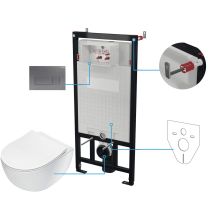 6-in-1 Unterputz-WC-Set