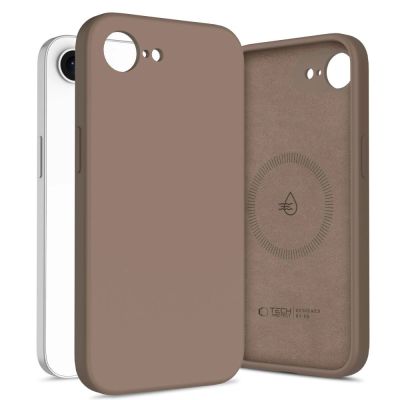 2. Tech-Protect Silikon-MagSafe-Hülle für iPhone 16e / 17e – Braun