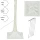 4. DEKORATIVER BAUM 240 LED 180 CM WEISS