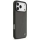 4. Mercedes Leather Large Laurel Leave MagSafe Case für iPhone 17 Pro Max – Schwarz und Grau