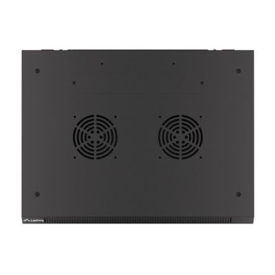 7. Lanberg WF01-6412-00B Wandmontierter Rack-Schrank 19" 12U 600X450 SCHWARZE METALLTÜR (FLACHVERPACKT)