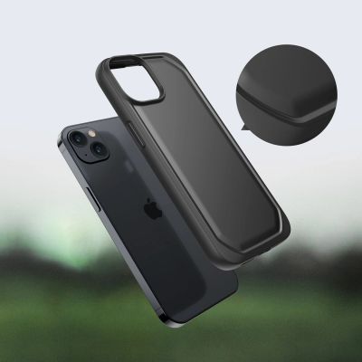 12. Raptic X-Doria Slim Case iPhone 14 Plus Rückseite schwarz