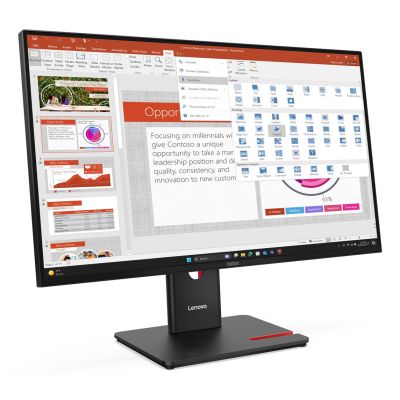 4. Lenovo ThinkVision T27-40 27" FHD 120 Hz 300 Nits AG USB HDMI DP Eclipse Black