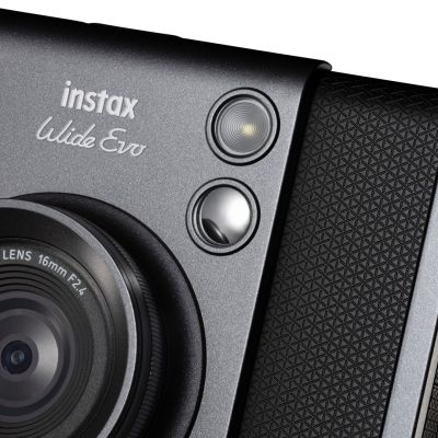 16. FUJIFILM Instax WIDE Evo Black EX D CMOS Hybrid-Sofortbildkamera Schwarz