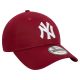 2. New Era League Essentials 9TWENTY New York Yankees Cap 60471469 Bordeaux OSFM