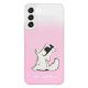 3. Karl Lagerfeld Choupette Eat Hülle für Samsung Galaxy S22+ - Pink