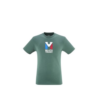 MILLET CHAMONIX TRI TS SS M grünes T-Shirt