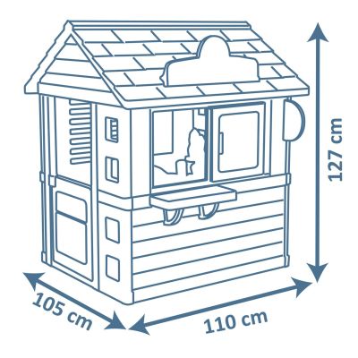 3. Smoby 7600810718 Spielhaus