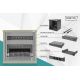27. 10-Zoll-Netzwerkset: 6HE-Wandschrank, Ablage, Steckdosenleiste, 8-Port-Switch, Cat.6-Anschlussfeld, schwarz