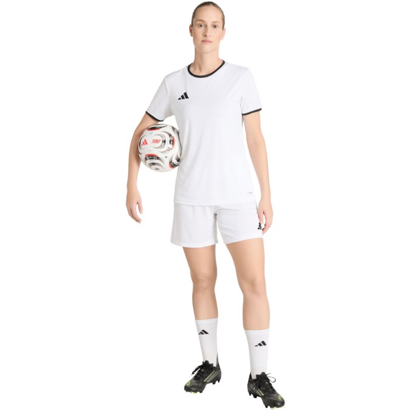 7. Damen-Shorts adidas Entrada 26 weiß JZ2537