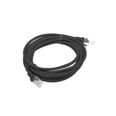 2. UTP-Patchkabel Lanberg PCU6-10CC-0300-BK (RJ45 - RJ45 ; 3m; UTP; Kat. 6; schwarz)