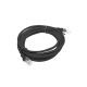 2. UTP-Patchkabel Lanberg PCU6-10CC-0300-BK (RJ45 - RJ45 ; 3m; UTP; Kat. 6; schwarz)