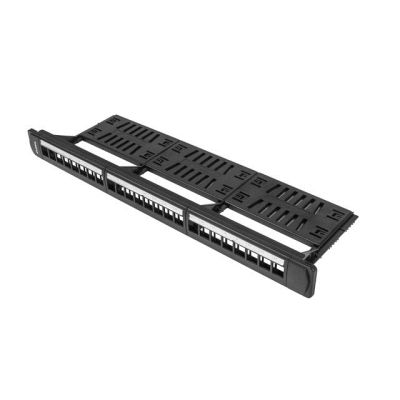 Patchpanel Lanberg PPKS-1124-B (1HE; 19")