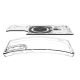 6. Spigen Ultra Hybrid Mag Case mit MagSafe für Samsung Galaxy S25 Edge mit Print - Transparent
