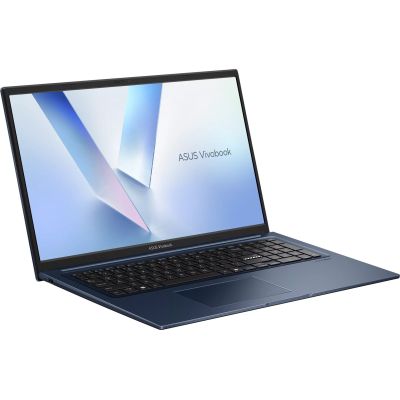 3. ASUS Vivobook 17 X1704MA-AU035, Intel Core i7-350, 17,3" FHD IPS-Display (60 Hz, 250 Nits), 16 GB DDR5 SSD, Intel Grafik, WLAN + Bluetooth, 720p-Kamera, 50 Wh Akku, kein Betriebssystem, leises Blau